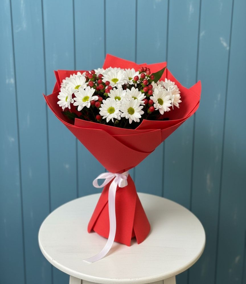 Букет цветов из: Хризантемы в Нурлате