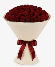 Букет 101 Бордовая роза Блэк Бакарра в Нурлате