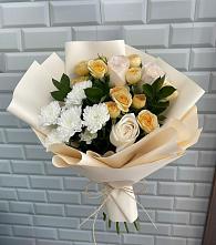Букет цветов из:  Розы и Хризантемы в Нурлате