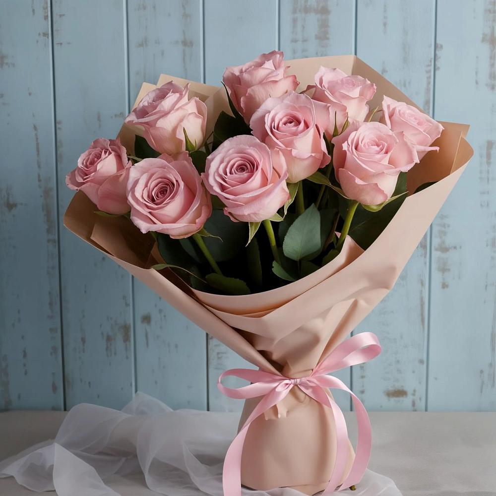 Букет цветов из: Розы в Нурлате