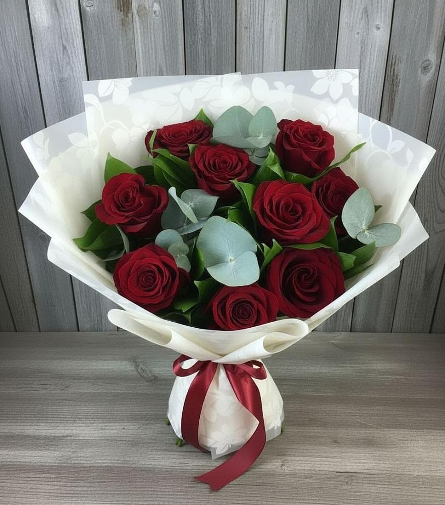 Букет цветов из: Розы в Нурлате