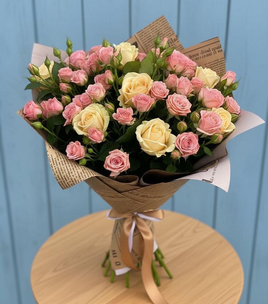 Букет цветов из: Розы в Нурлате