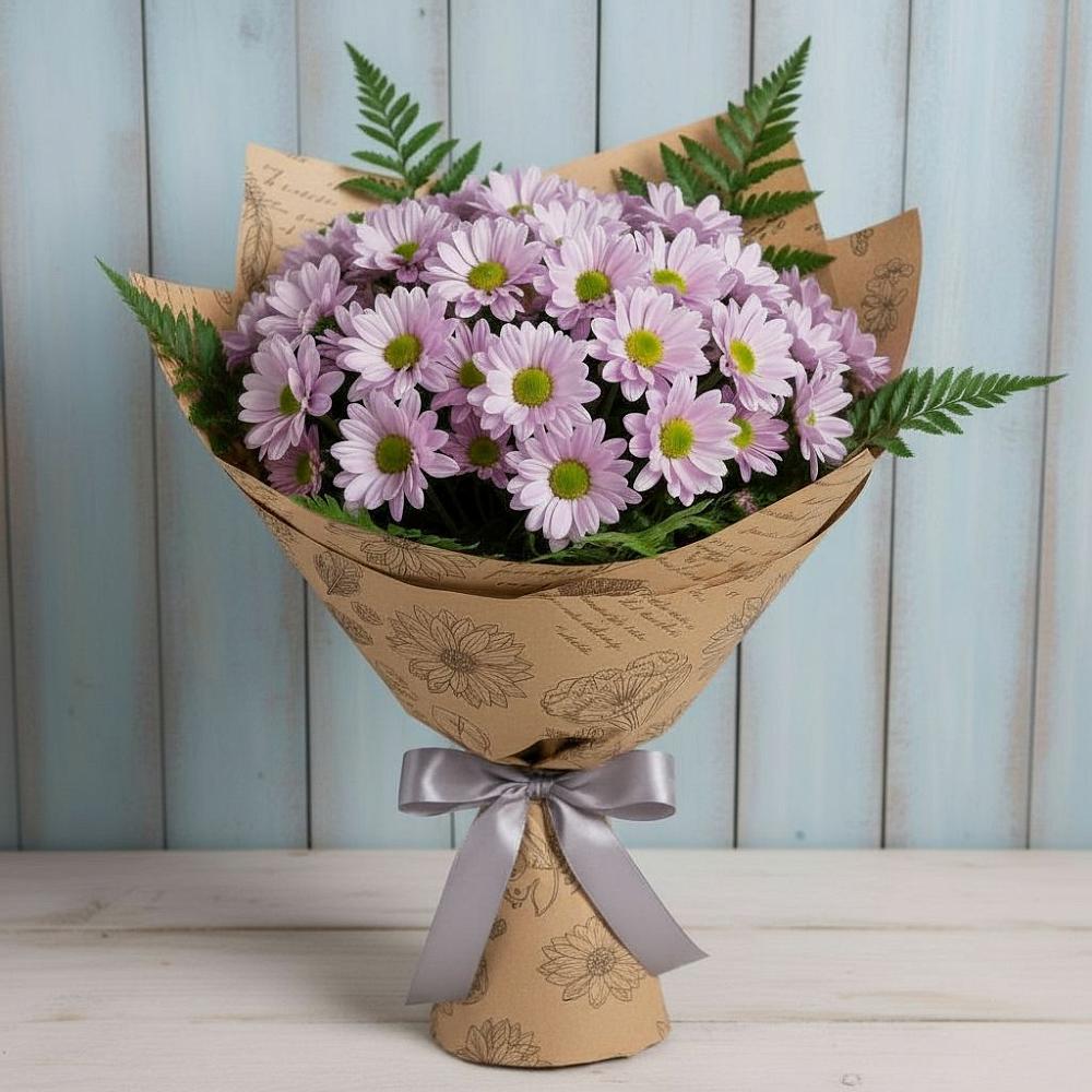 Букет цветов из: Хризантемы в Нурлате