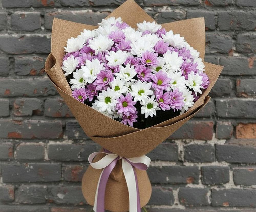 Букет цветов из: Хризантемы в Нурлате