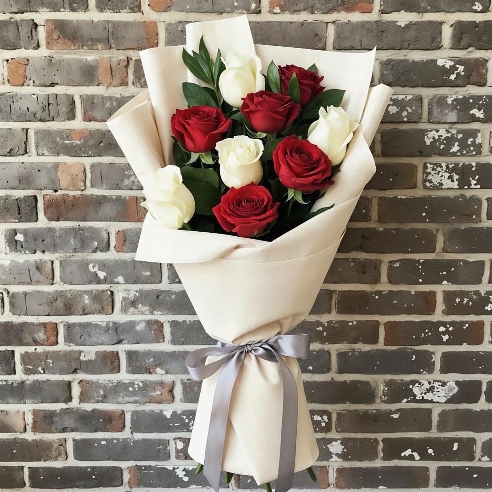 Букет цветов из: Розы в Нурлате