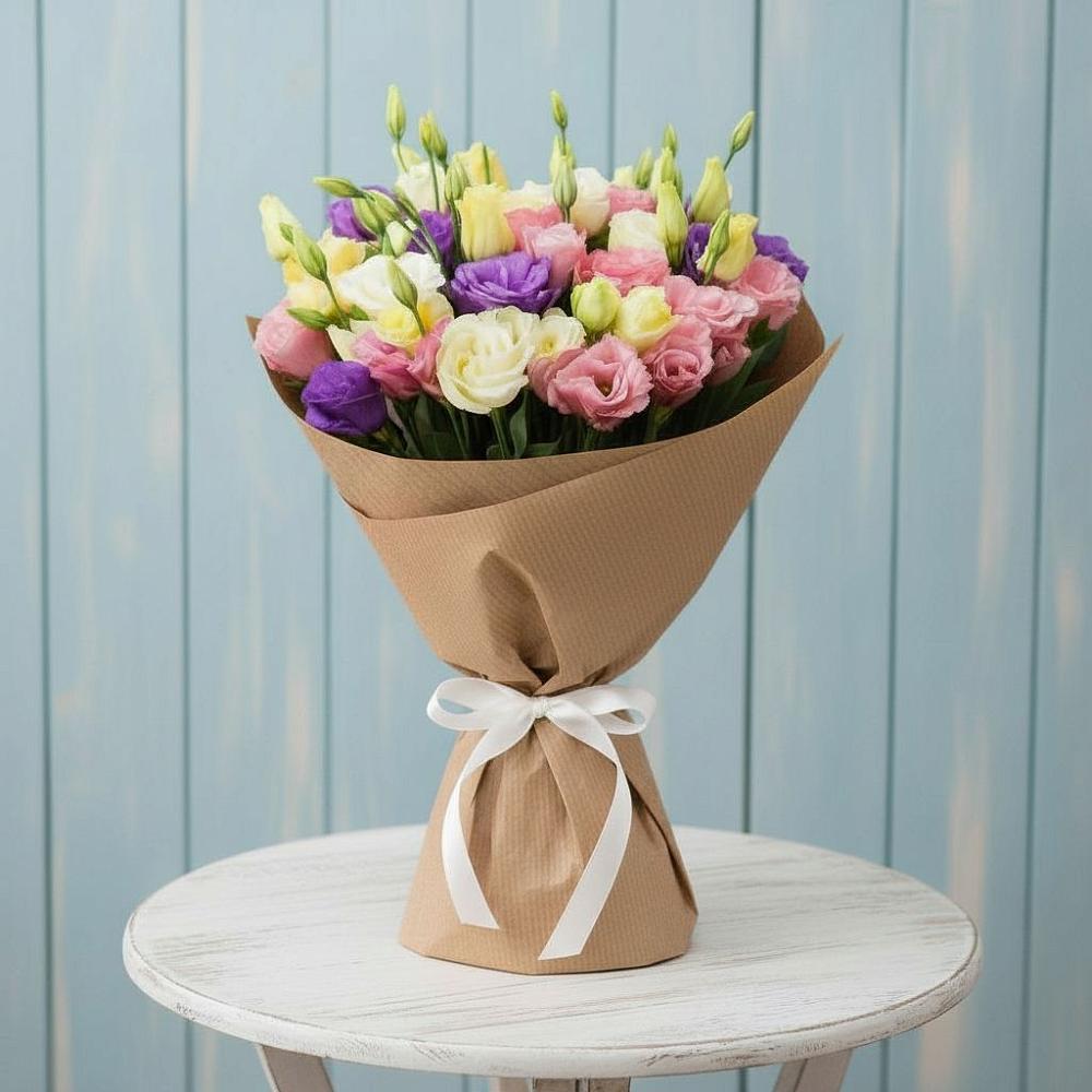 Букет цветов из: Лизиантусы в Нурлате