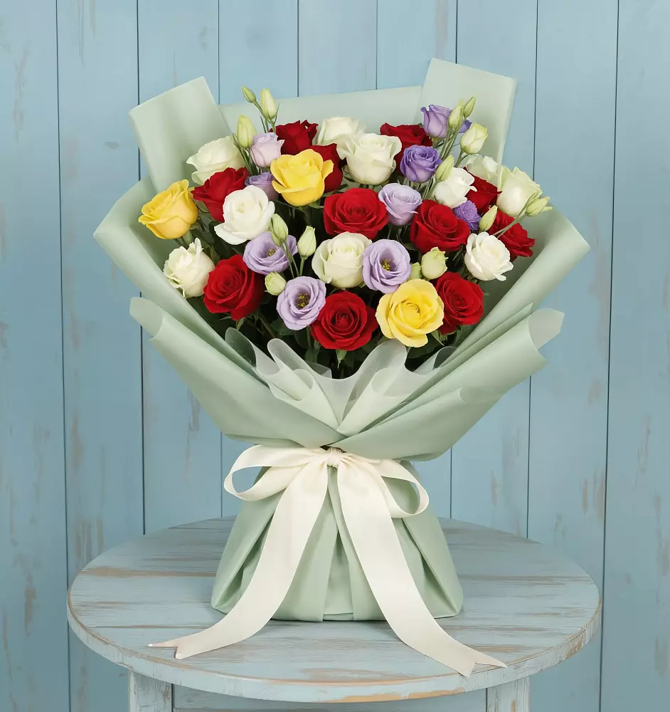 Букет цветов из: Розы в Нурлате