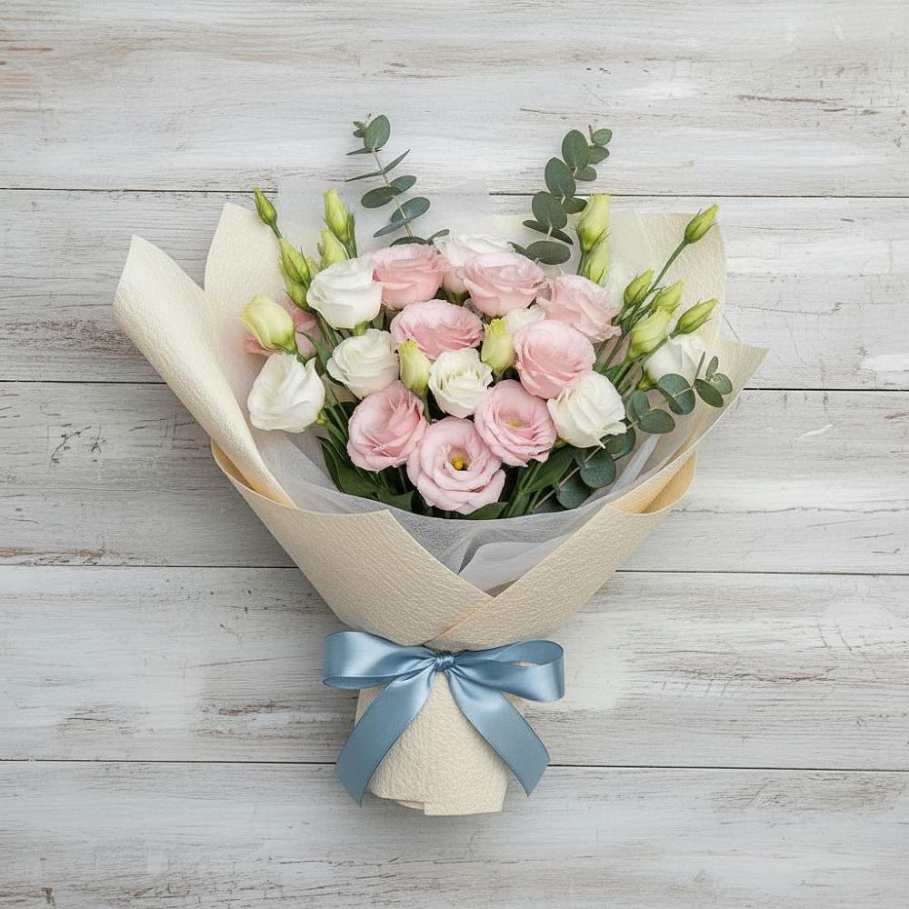 Букет цветов из: Лизиантусы в Нурлате